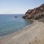 Maha beach Heraklion with Fine Pebbles beach and Deep blue water