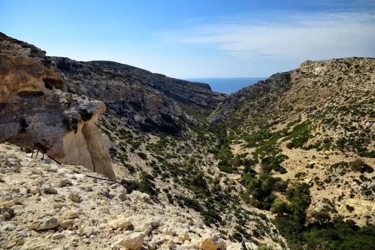 Martsalo Gorge in Heraklion Region on Crete Island
