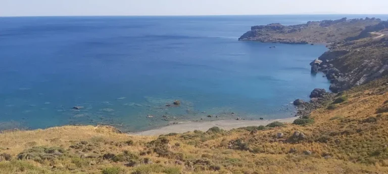 Pefkias beaches Rethymno with Fine Pebbles beach and Blue water