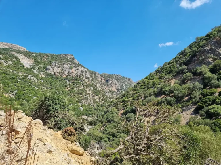 Pelekaniotis Gorge in Chania Region on Crete Island