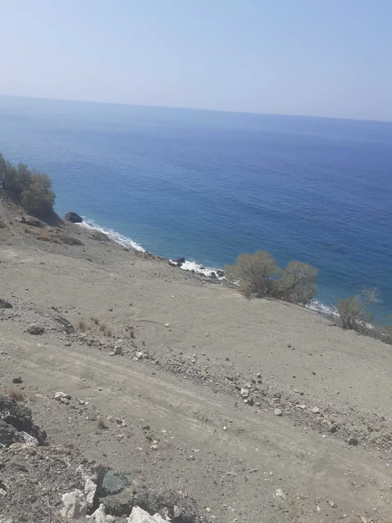 Platia Peramata beach Heraklion with Fine Pebbles beach and Blue water