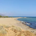 Potamos beach Heraklion with Sand beach and Blue water