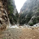 Prasses Gorge in Rethymno Region on Crete Island