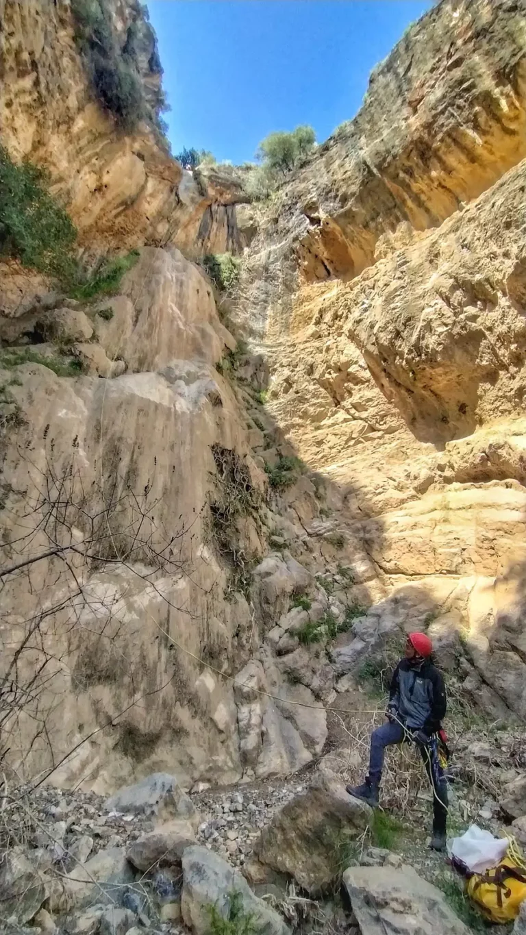 Rizopetro Gorge in Heraklion Region on Crete Island