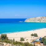 Sarakiniko beach Gavdos Chania with Sand beach and Blue water