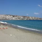Sitia beach Lassithi with Sand beach and Blue water