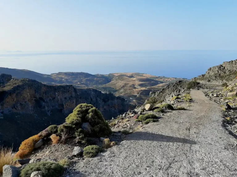 Skaloti Gorge in Chania Region on Crete Island