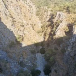 Sykia Gorge at Rodakino in Rethymno Region on Crete Island
