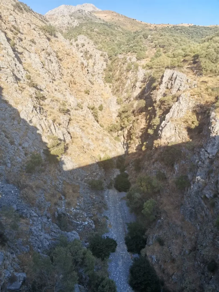 Sykia Gorge at Rodakino in Rethymno Region on Crete Island