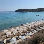 Voulisma beach Lassithi with White Sand beach and Turquoise water
