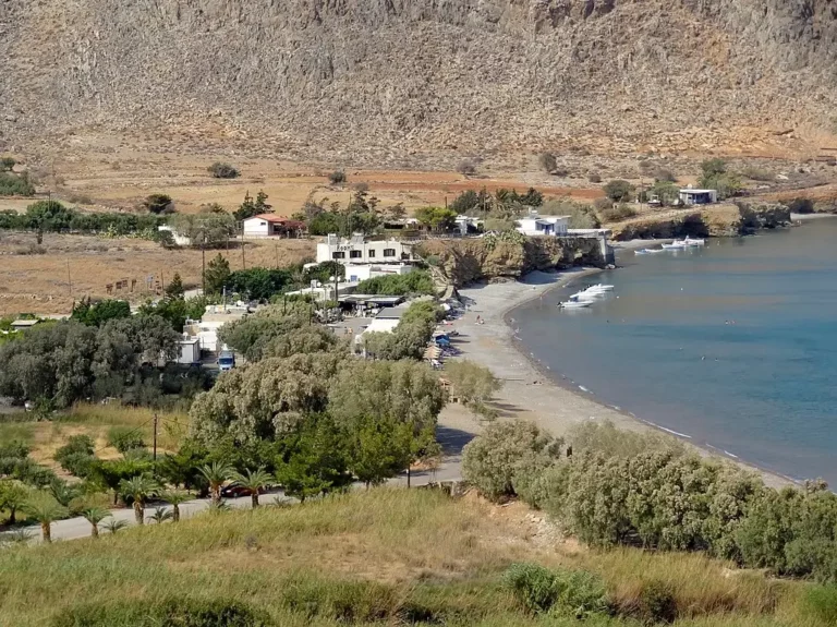 Zakros beach Lassithi with Fine Pebbles beach and Blue water