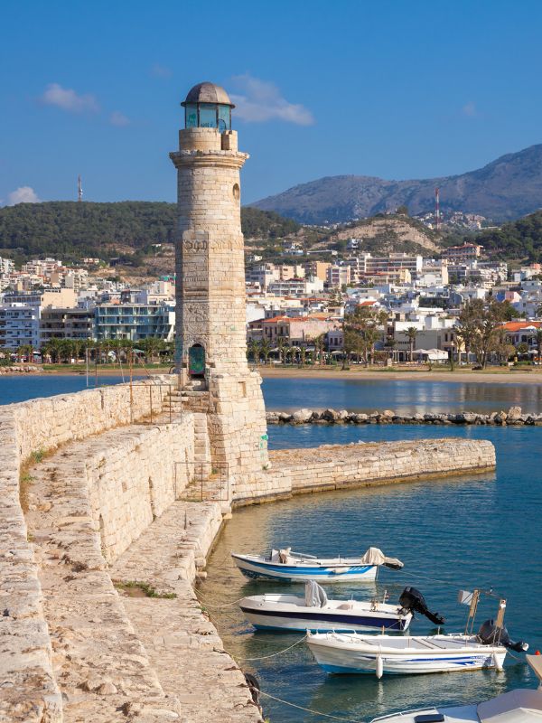 Rethymno Town on Crete Island