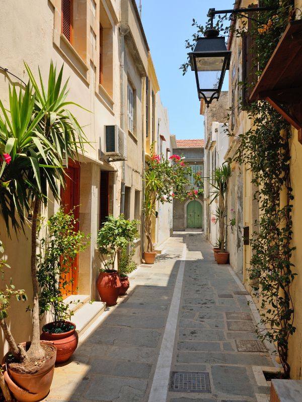 Rethymno Town on Crete Island