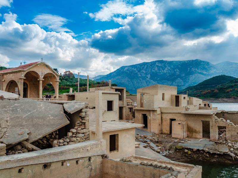 Sfendili sunken village crete