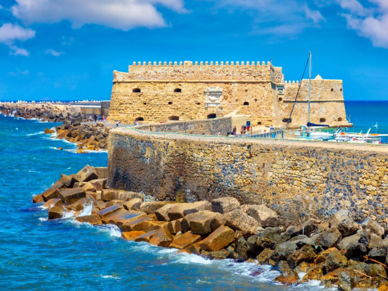 Heraklion town in Crete