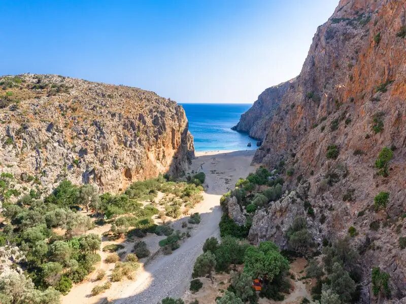 Agiofarago beach Heraklion Crete Island