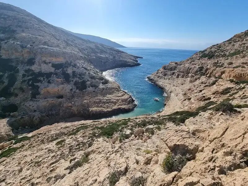 Gournia Fjord near Vathy beach