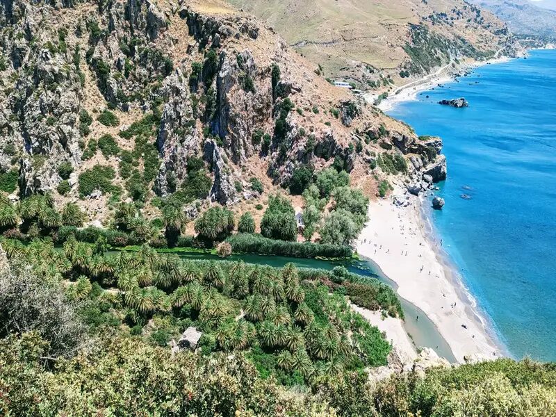 Preveli beach