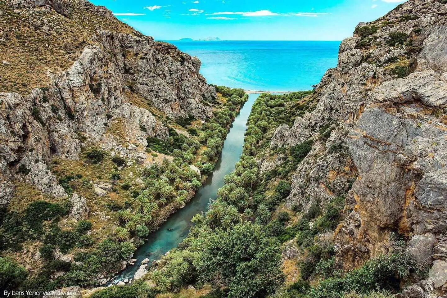 Georgioupolis: Preveli Palm Beach Day Trip by Bus and Boat