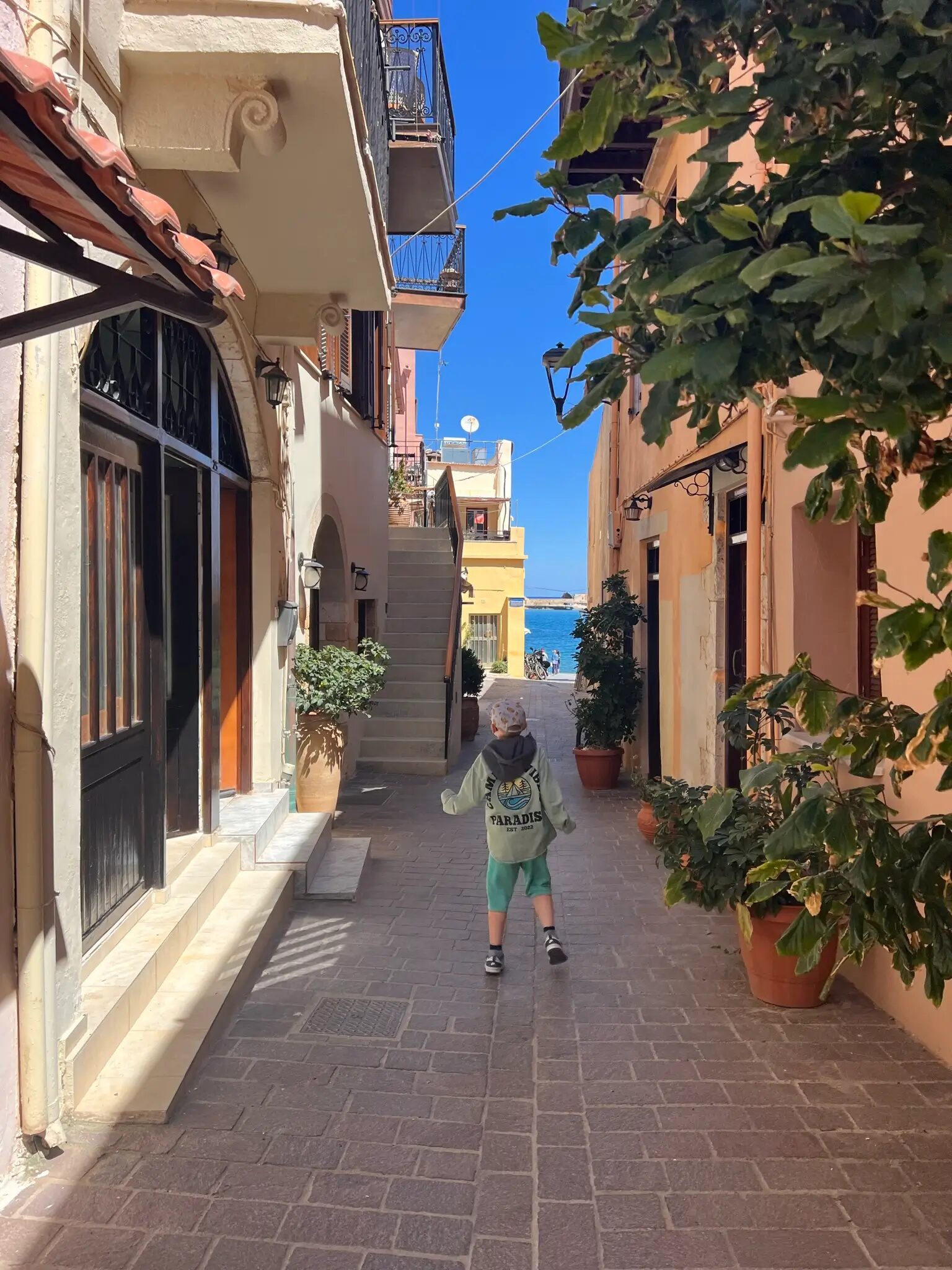 Narrow streets of Chania Town