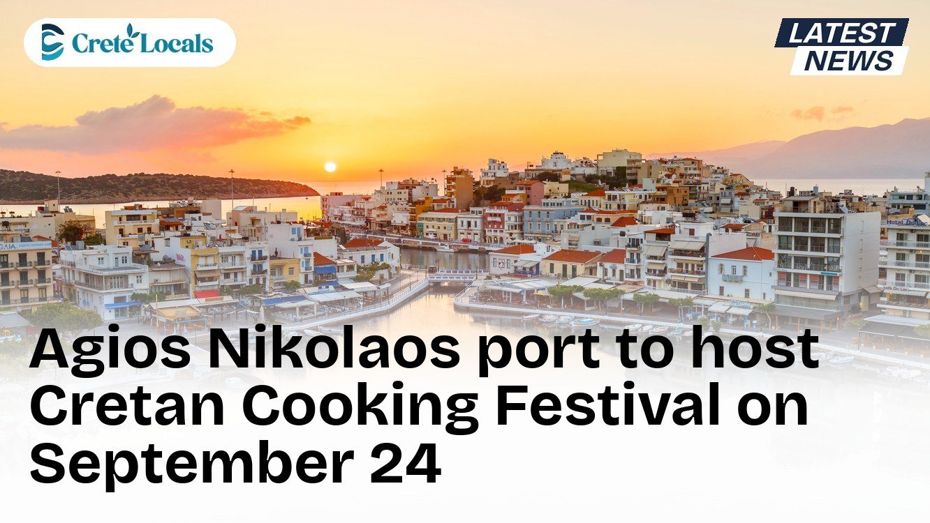 Agios Nikolaos port to host Cretan Cooking Festival on September 24