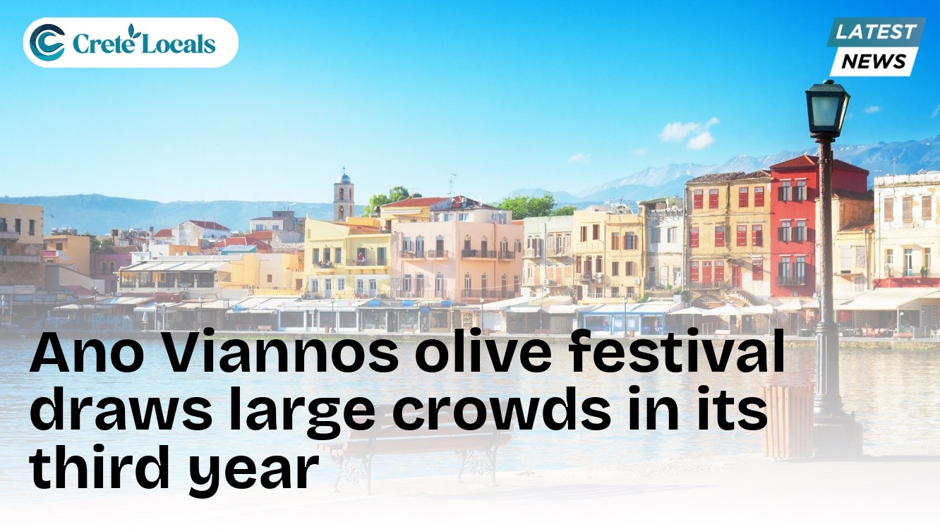 Ano Viannos olive festival draws large crowds in its third year