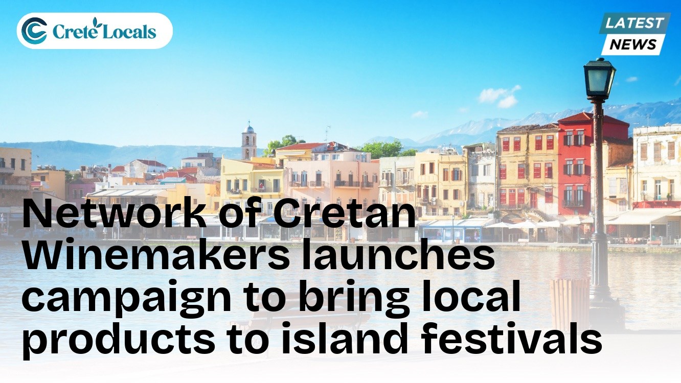 Network of Cretan Winemakers launches campaign to bring local products to island festivals