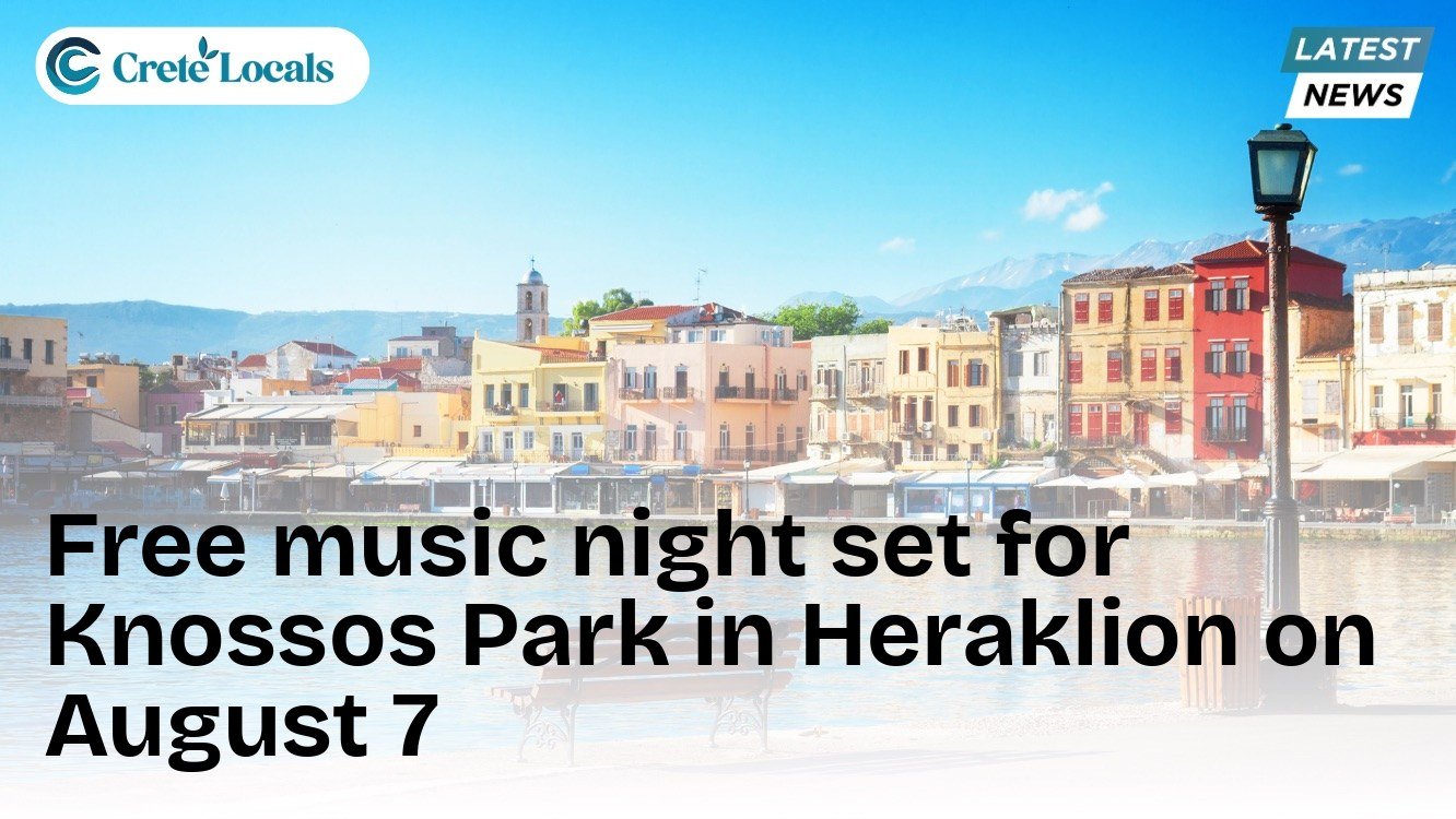 Free music night set for Knossos Park in Heraklion on August 7