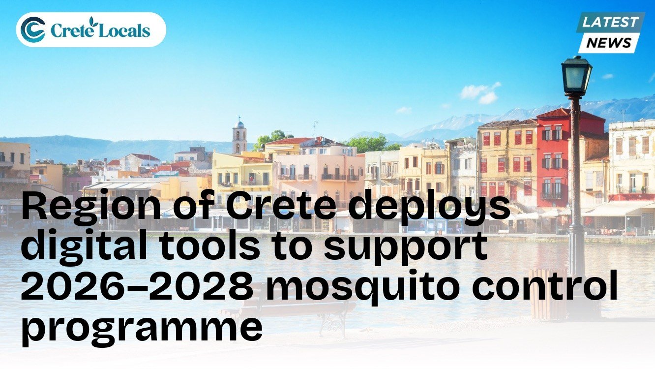 Region of Crete deploys digital tools to support 2026–2028 mosquito control programme