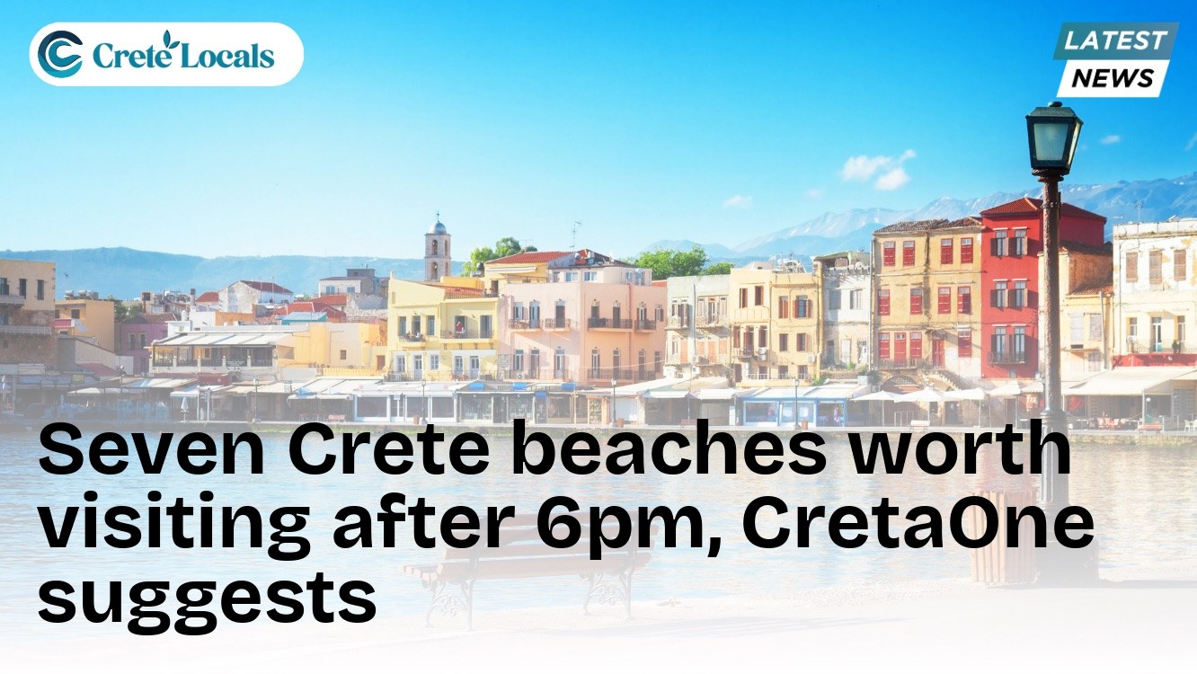 Seven Crete beaches worth visiting after 6pm, CretaOne suggests