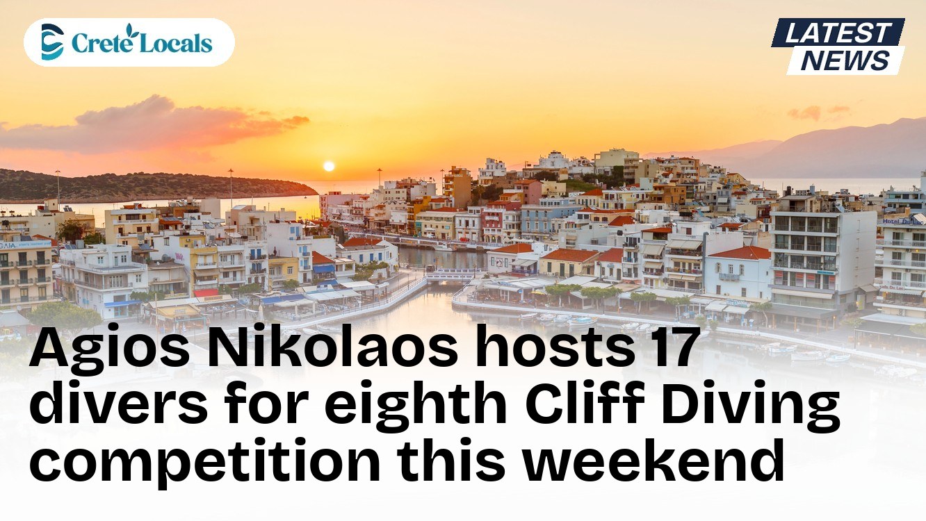 Agios Nikolaos hosts 17 divers for eighth Cliff Diving competition this weekend