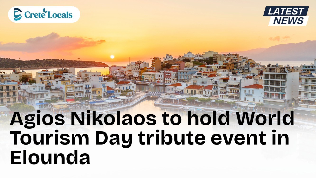 Agios Nikolaos to hold World Tourism Day tribute event in Elounda