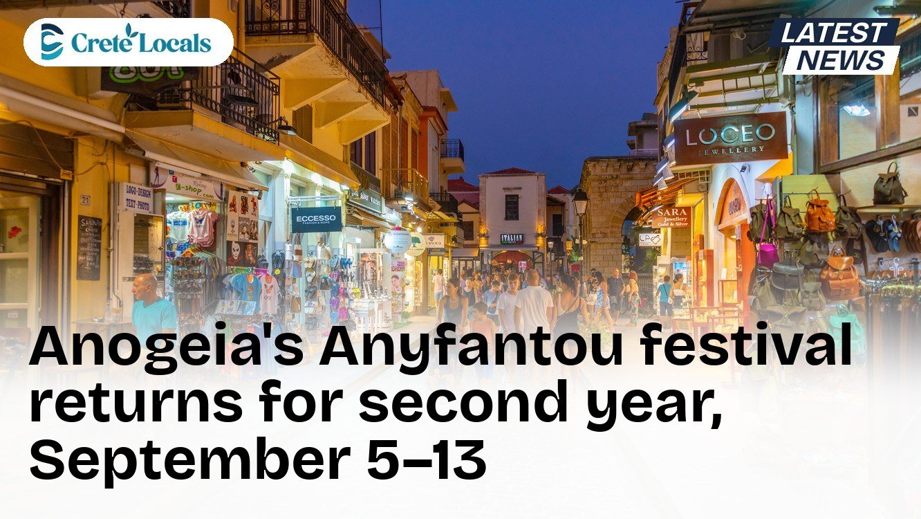 Anogeia's Anyfantou festival returns for second year, September 5–13