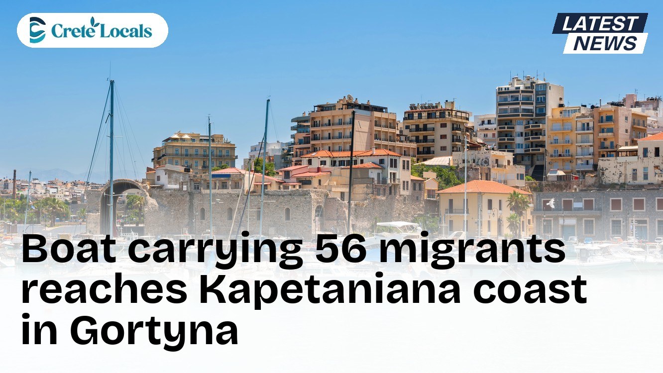 boat 56 migrants reaches kapetaniana coast gortyna og | CreteLocals