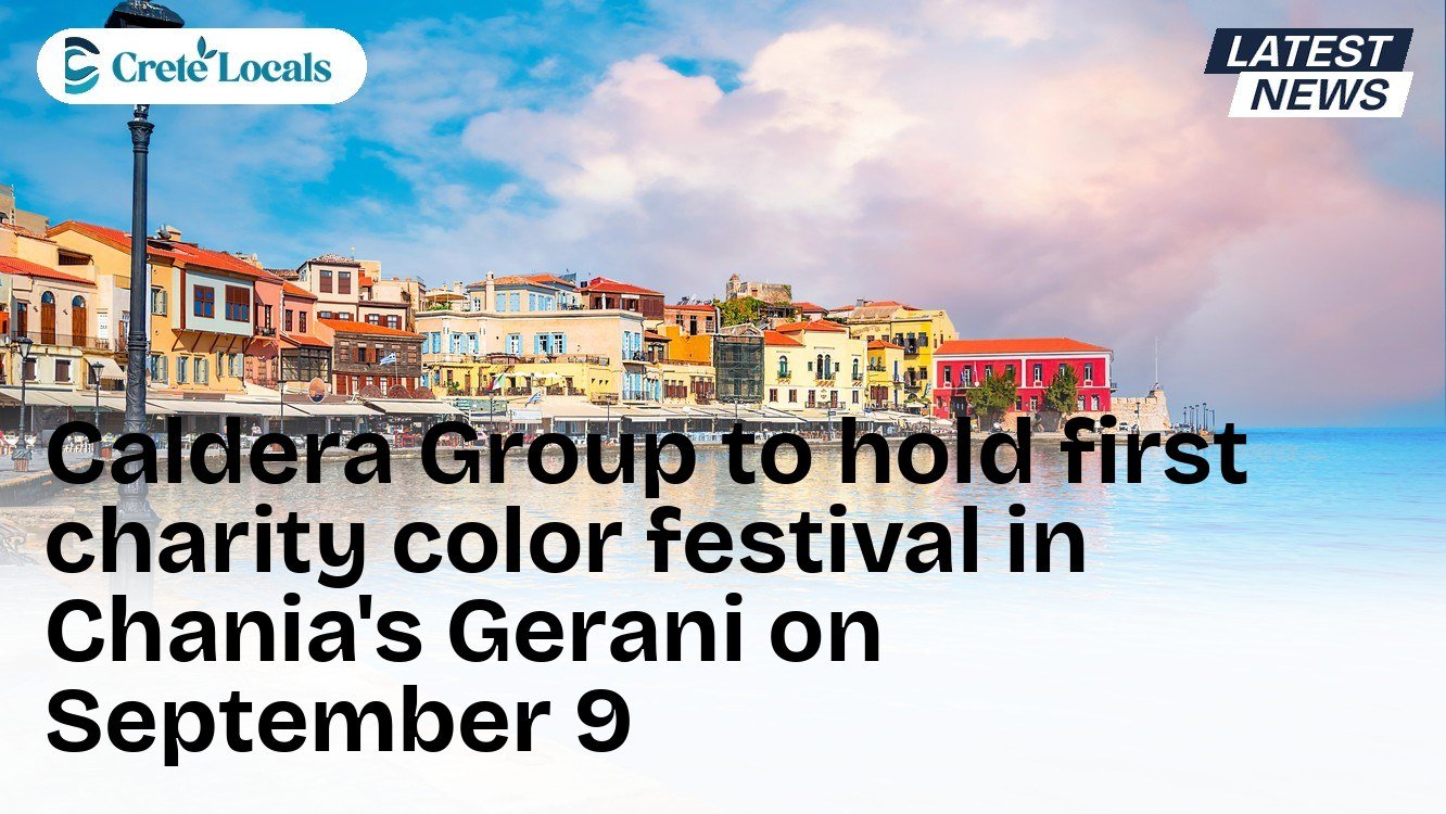 Caldera Group to hold first charity color festival in Chania's Gerani on September 9