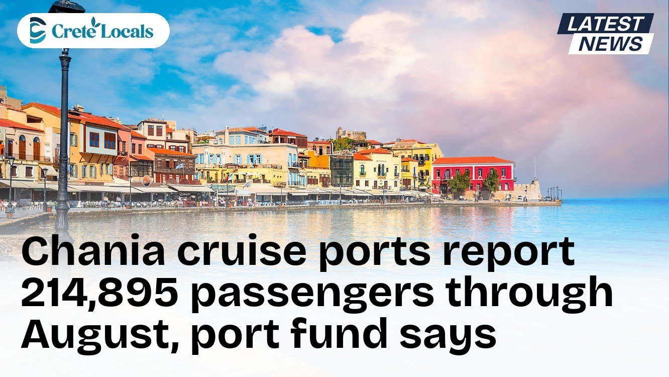 Chania cruise ports report 214,895 passengers through August, port fund says