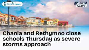 chania rethymno close schools thursday storms og | CreteLocals