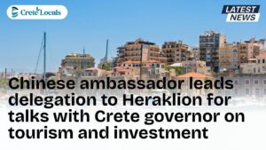 chinese ambassador delegation heraklion talks crete governor tourism investment og | CreteLocals