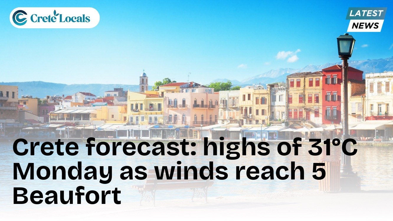 crete forecast 31c monday winds 5 beaufort og | CreteLocals