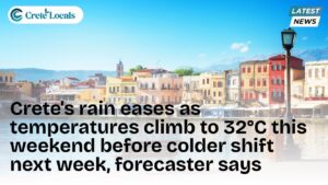 crete rain eases 32c weekend colder shift next week og | CreteLocals