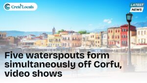 five waterspouts form simultaneously off corfu video og | CreteLocals