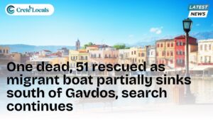 one dead 51 rescued migrant boat sinks south gavdos og | CreteLocals