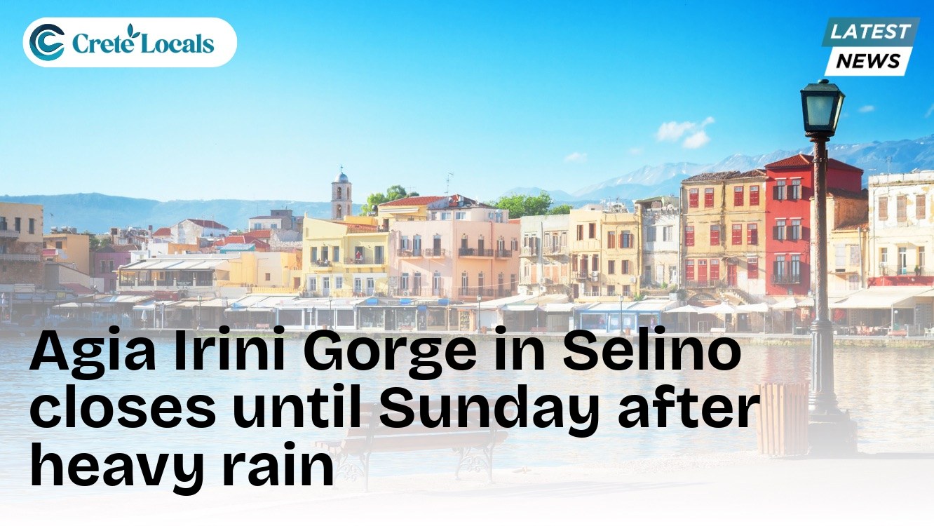 agia irini gorge selino closes until sunday heavy rain og | CreteLocals