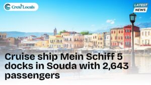 cruise ship mein schiff 5 docks souda 2643 passengers og | CreteLocals
