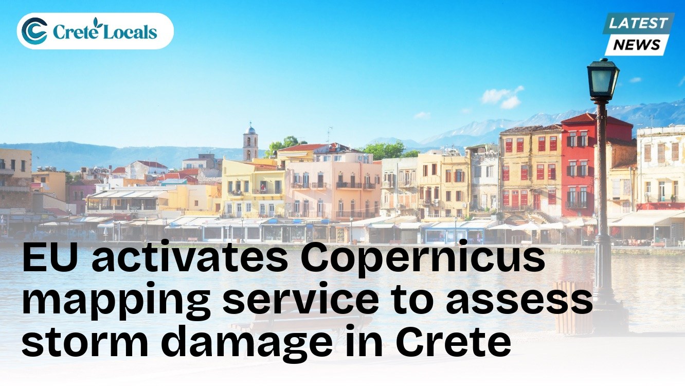 EU activates Copernicus mapping service to assess storm damage in Crete