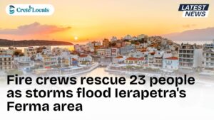 fire crews rescue 23 people storms flood ierapetra ferma og | CreteLocals