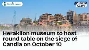 heraklion museum round table siege candia october 10 og | CreteLocals