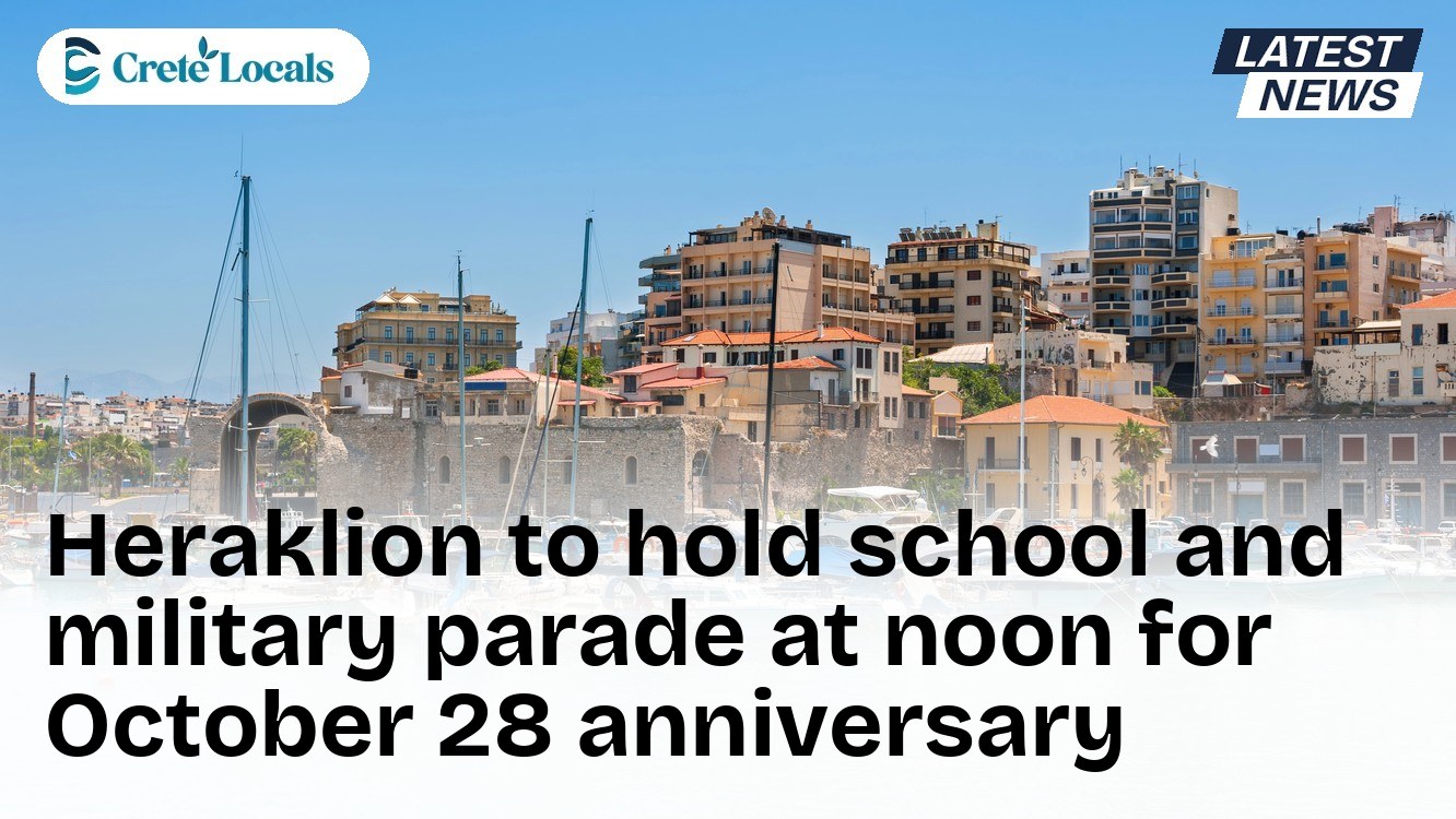 heraklion school military parade noon october 28 og | CreteLocals