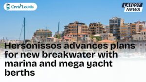 hersonissos new breakwater marina mega yacht berths og | CreteLocals