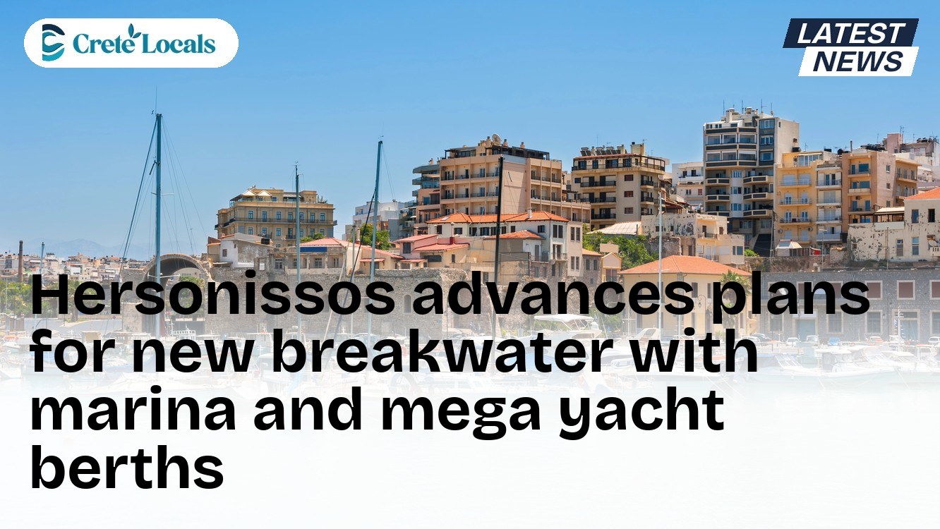 hersonissos new breakwater marina mega yacht berths og | CreteLocals